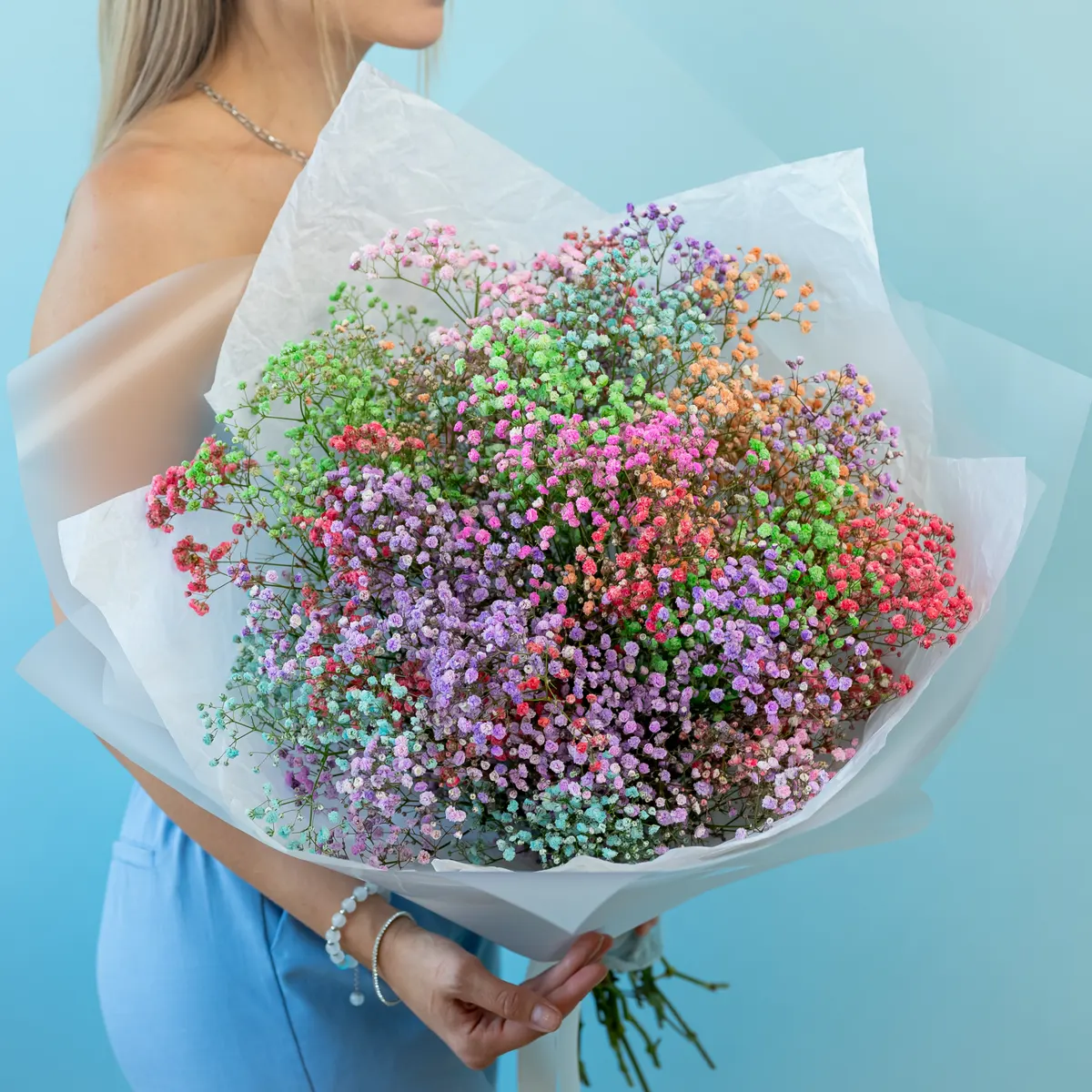 Гипсофила (цвет микс) 15 шт, ракурс 1 из 7