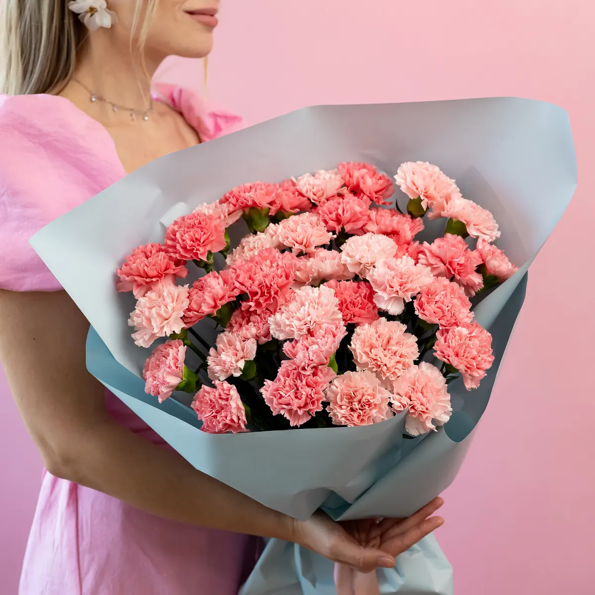 35 диантусов розовых, ракурс 1 из 7