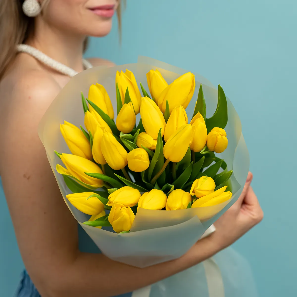 25 желтых тюльпанов, ракурс 1 из 7