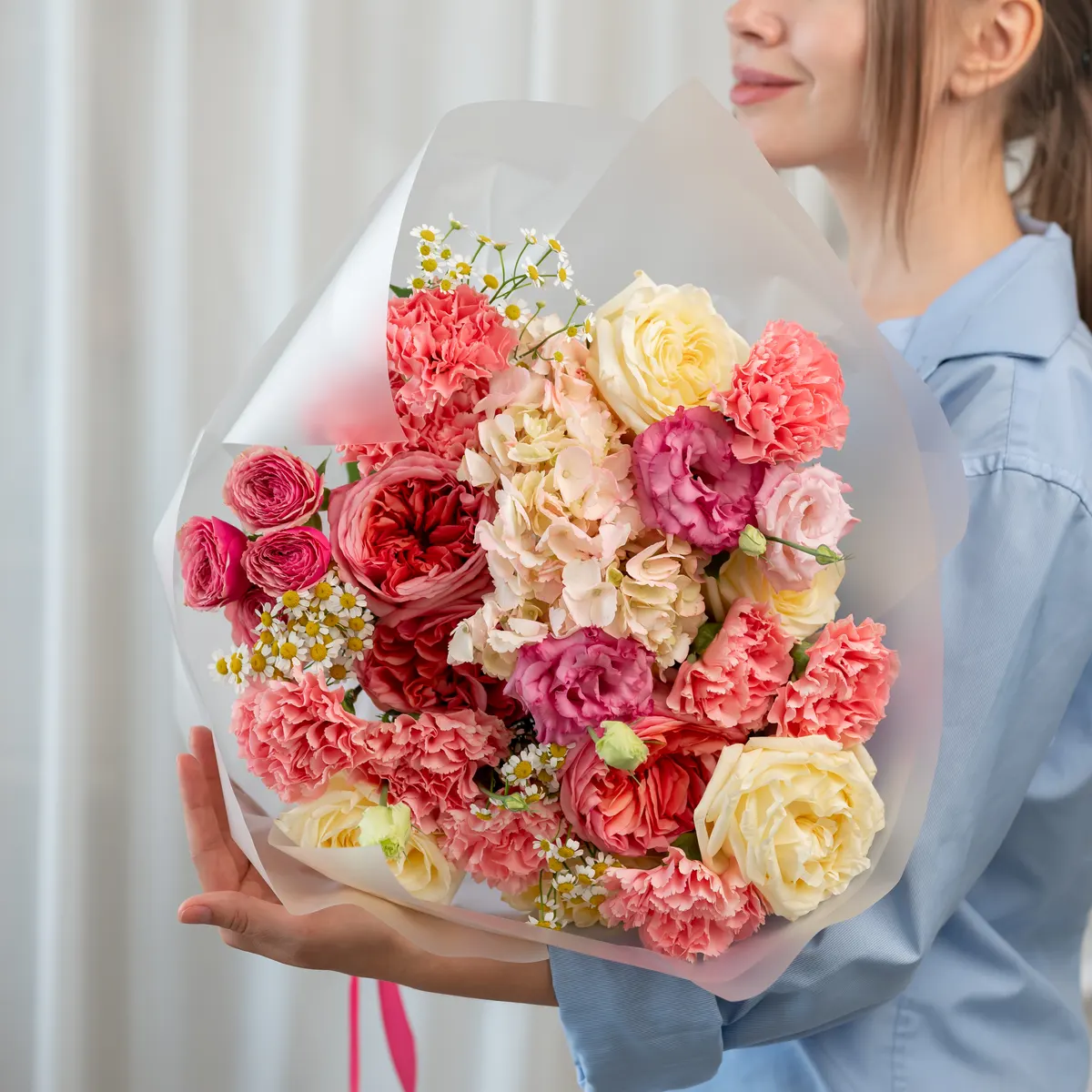 Сборный с пионовидными, ракурс 1 из 7