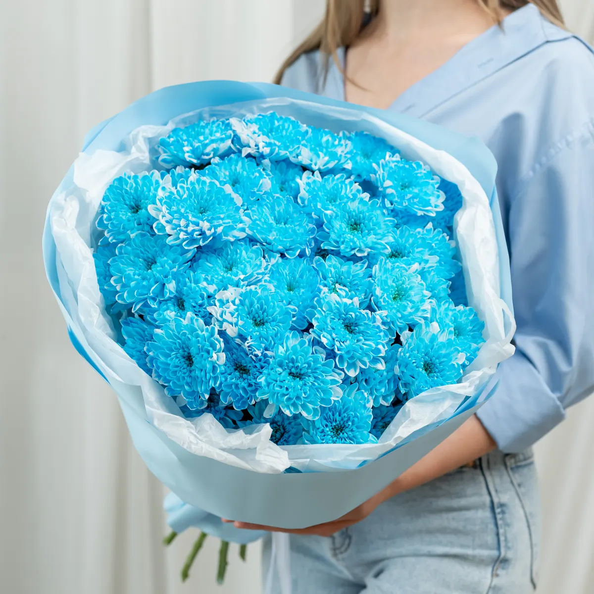 9 хризы синяя, ракурс 1 из 7