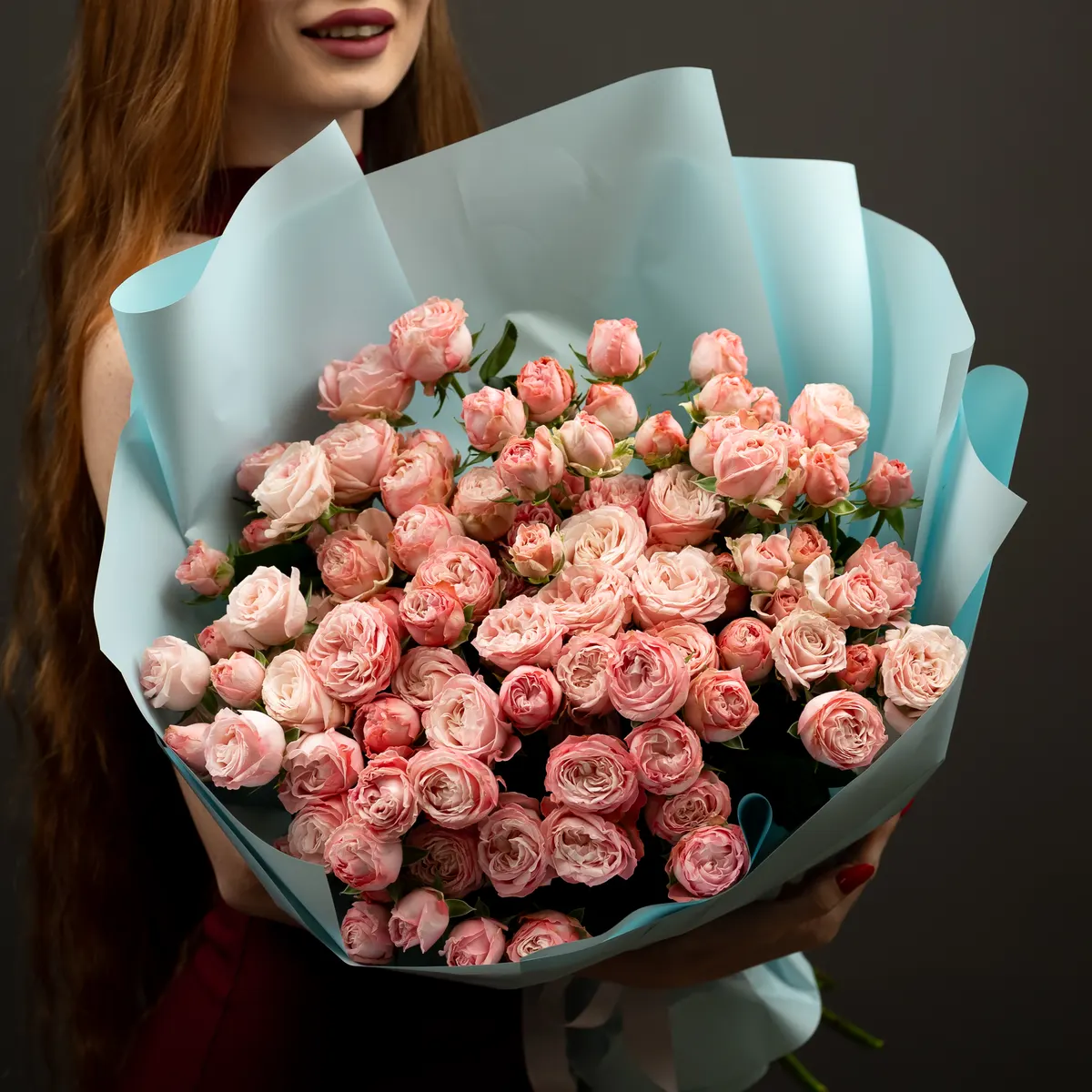Кустовая роза (сорт бомбастик) 25 шт, ракурс 1 из 7
